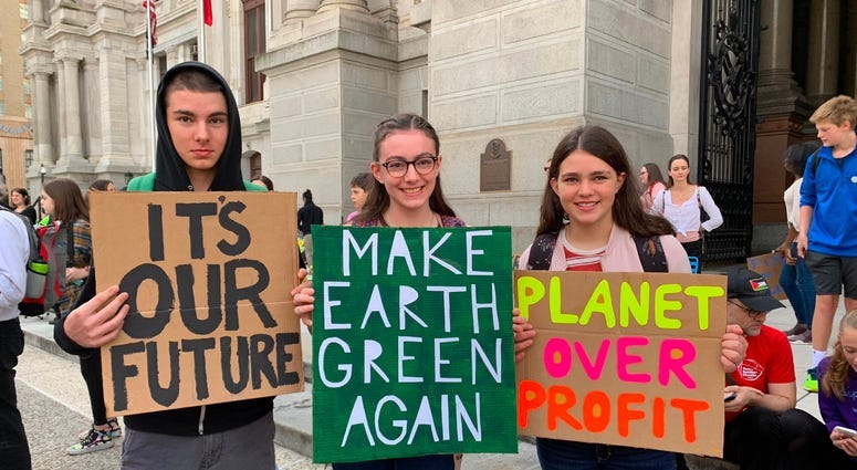 Philly-area students join global wave of climate change protests 1