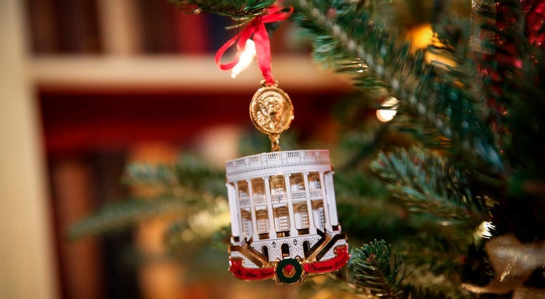 Melania Trump unveils White House Christmas decorations