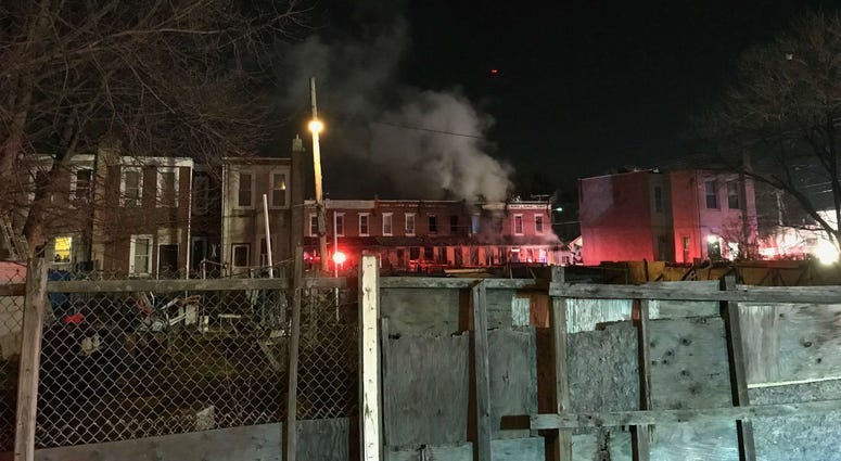 Camden rowhome fire injures 8