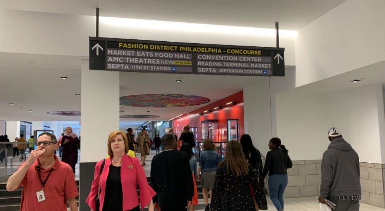 The Fashion District, formerly the Gallery, is officially open for business