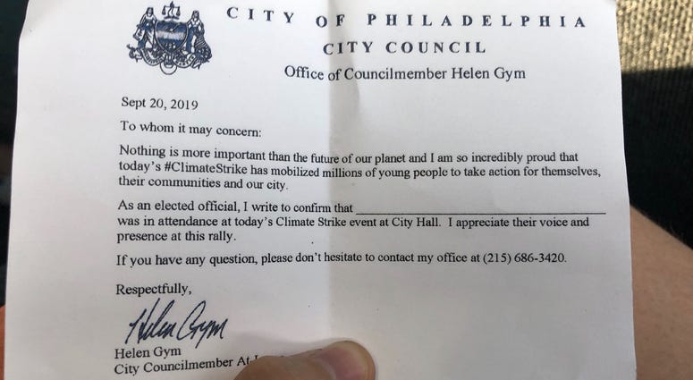 Philly-area students join global wave of climate change protests 9