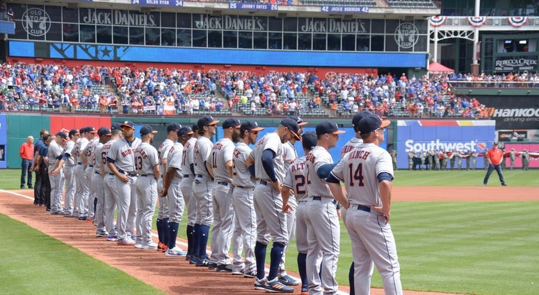Texas Rangers Opening Day 2018 18
