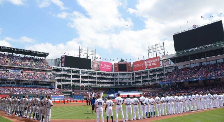 Texas Rangers Opening Day 2018 8
