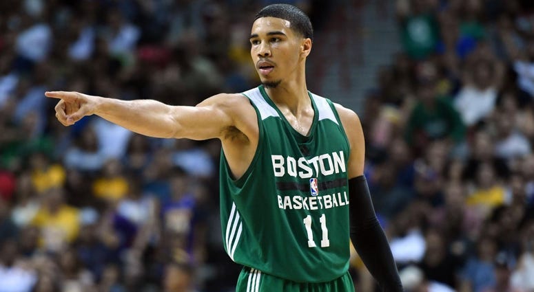Celtics forward Jayson Tatum changes number