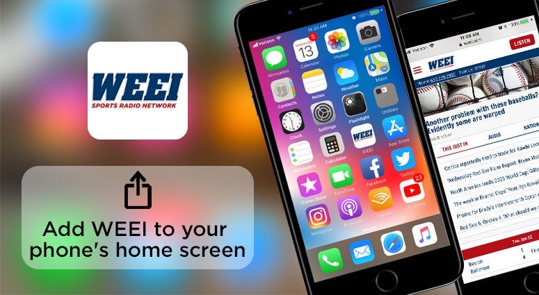 Add WEEI to your home screen